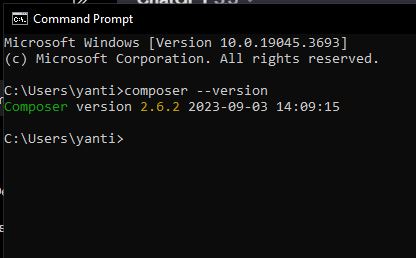 Cara Install Composer pada Windows 11